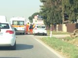 Motociclista concorezzese ferito in via Monza
