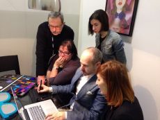 la Famiglia Radaelli al lavoro con il Team di Italia Independent